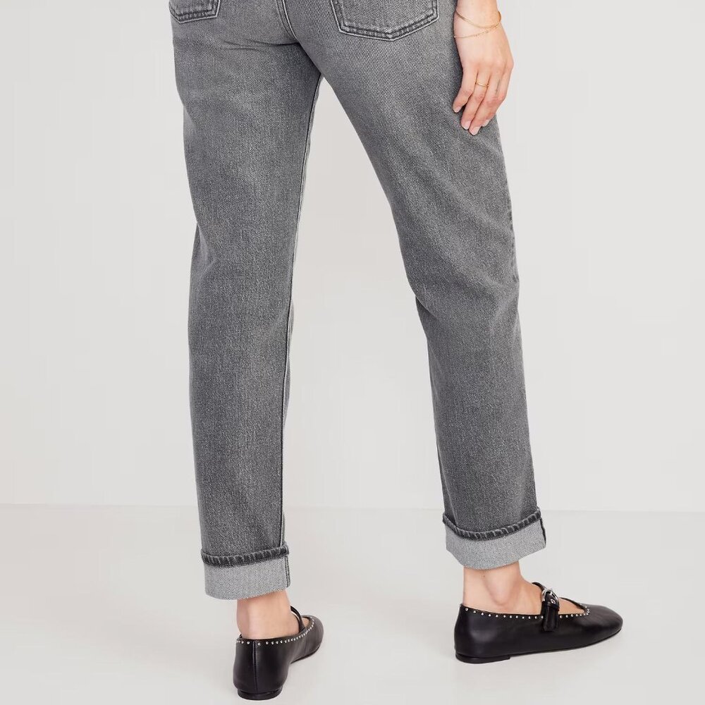 NWT Old Navy Mid-Rise Boyfriend Straight Jeans for Women - Picture 8 of 8